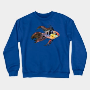 German Blue Ram Cichlid Crewneck Sweatshirt